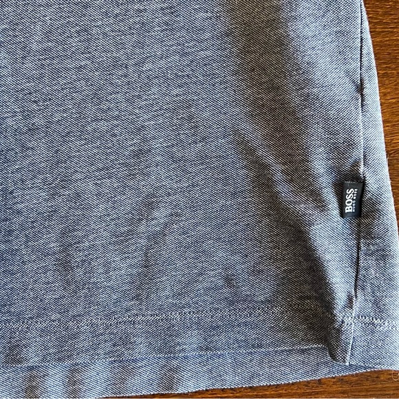 COPY - Hugo Boss Men’s Rapino Slub Short Sleeve Polo Shirt Size Medium - Picture 5 of 6